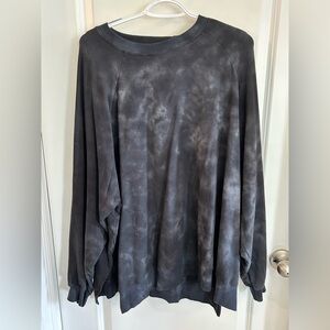 Electric and Rose sweatshirt tie dye large oversized